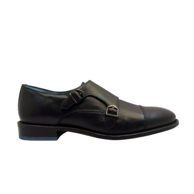 Art.no-RB-32 Double Monk Strap Handcrafted Genuine CRUST Leather Formal Shoes