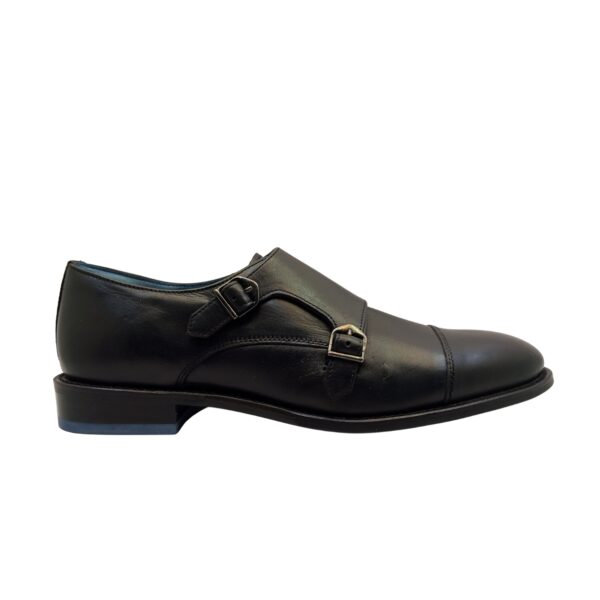 Art.no-RB-32 Double Monk Strap Handcrafted Genuine CRUST Leather Formal Shoes