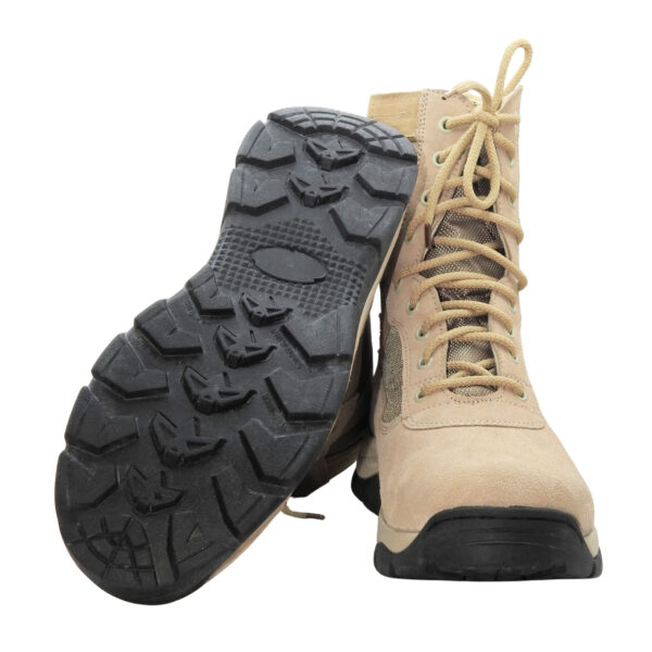 Art.no-RJ-14 Genuine Suede Leather FYLON Sole New Combat Side Chain High Ankle Boots for ARMY/AIRFORCE/SP FORCES/SHIPS & SUBMARINES - Image 5