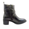Art.no-MS-212 Strap Ankle Side Zip High Top Block Heeled Boots