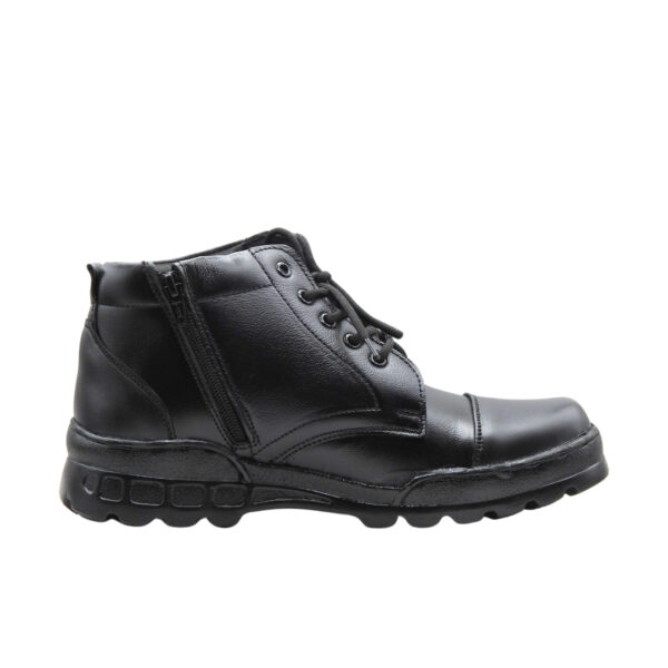 TI- Side Zip Ankle Leather Boots for ARMY/CRPF/POLICE/NCC