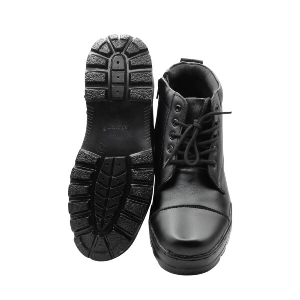 TI- Side Zip Ankle Leather Boots for ARMY/CRPF/POLICE/NCC - Image 2