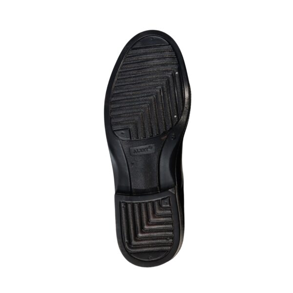 TI- Men's & Women's Black Genuine Leather OXFORD SHOES - Image 5