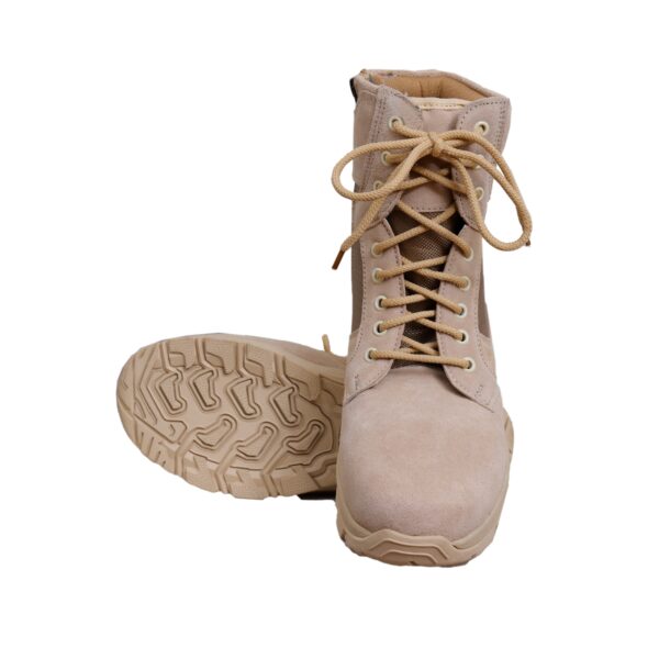 TI-Combat Genuine Suede Leather Side Chain High Ankle Boots for ARMY/AIRFORCE/SP FORCES/SHIPS & SUBMARINES - Image 2