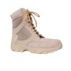 Art.no-RJ-41 Genuine Suede Leather FYLON Sole Side Chain High Ankle Combat Boots for ARMY/AIRFORCE/SP FORCES/SHIPS & SUBMARINES
