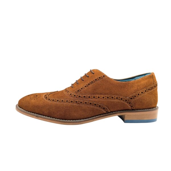 Art.no-RB-77 SUEDE Leather Brogue Lacing Formal Shoes - Image 2