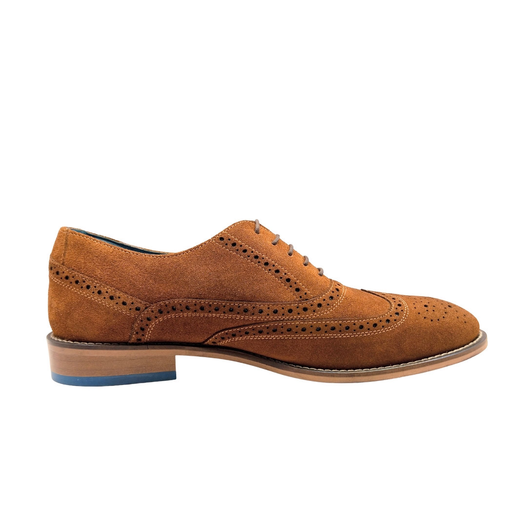 Art.no-RB-77 SUEDE Leather Brogue Lacing Formal Shoes