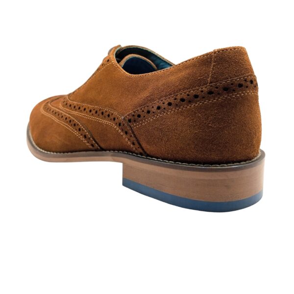 Art.no-RB-77 SUEDE Leather Brogue Lacing Formal Shoes - Image 4