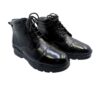 168 Art.no-PM-23 Genuine Leather Alert PU Sole Black Ankle Boots for ARMY/AIR FORCE/CRPF/NCC