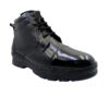172 Art.no-PM-23 Genuine Leather Alert PU Sole Black Ankle Boots for ARMY/AIR FORCE/CRPF/NCC