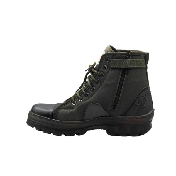 Art.no-RJ-95 JUNGLE BOOT PU Sole Side Zip Water Resistant & Anti Skid Light Weight - Image 2