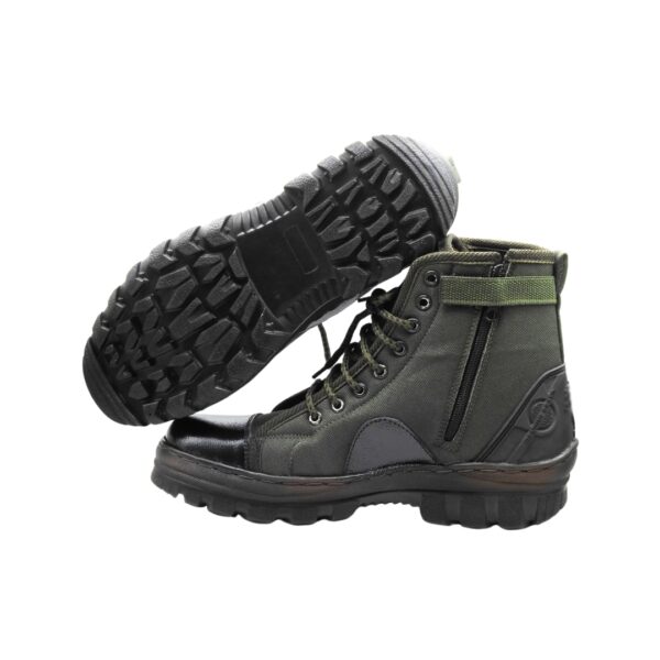 Art.no-RJ-95 JUNGLE BOOT PU Sole Side Zip Water Resistant & Anti Skid Light Weight - Image 4