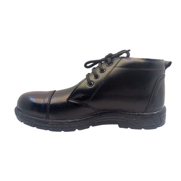 Art.no-OP-305 Genuine Leather PVC Sole Safety Shoe for Industrial/Construction Work - Image 2