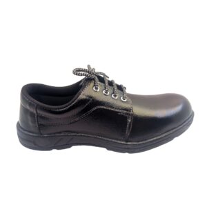 Art.no-BR-14 Genuine Leather PVC Sole Safety Shoe for Industrial/Construction Work