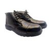 Art.no-OP-305 Genuine Leather PVC Sole Safety Shoe for Industrial/Construction Work