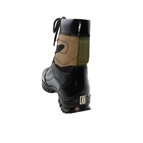 Art.no-RJ-113 Genuine Leather Rubber Sole PARA COMMANDO Combat Boot - Image 4
