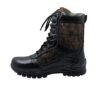 Art.no-RJ-311 COBRA PRINT Genuine Leather Rubber Sole MILITARY BOOT For Men