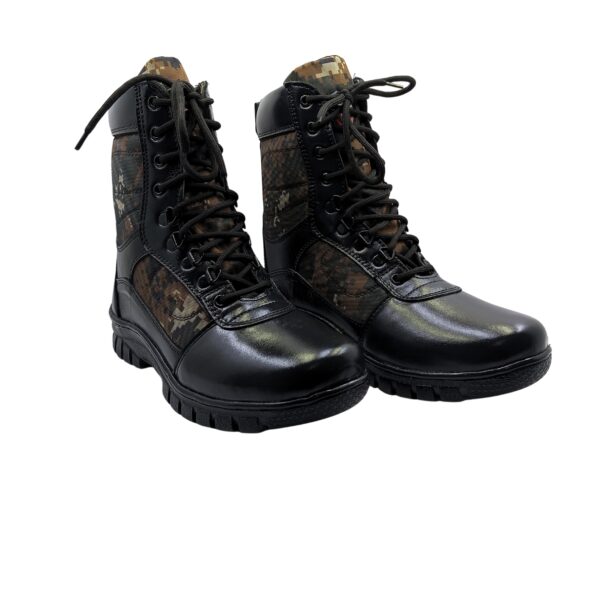 Art.no-RJ-311 COBRA PRINT Genuine Leather Rubber Sole MILITARY BOOT For Men - Image 3