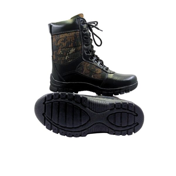 Art.no-RJ-311 COBRA PRINT Genuine Leather Rubber Sole MILITARY BOOT For Men - Image 5