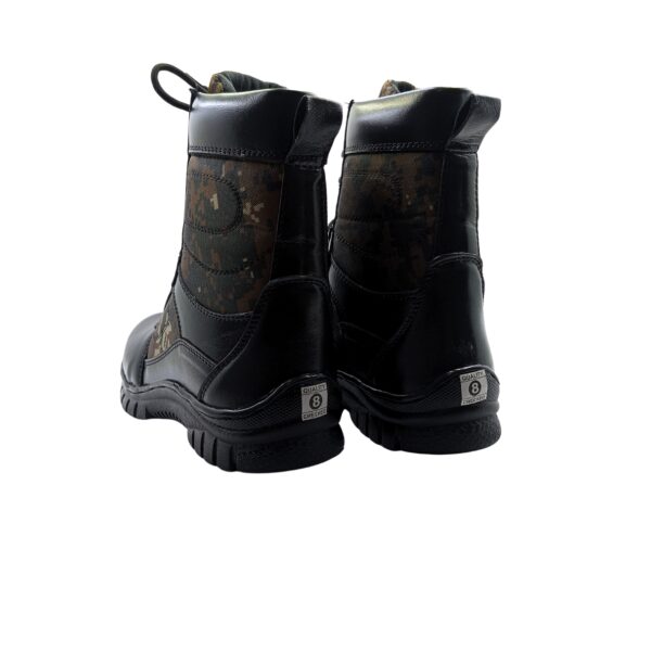 Art.no-RJ-311 COBRA PRINT Genuine Leather Rubber Sole MILITARY BOOT For Men - Image 4