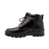 Art.no-PM-05 Genuine Leather Alert PU Sole Side Zip Black Ankle Boots for ARMY/AIR FORCE/CRPF/NCC