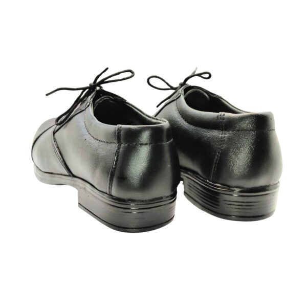 Art.no-PM-55 OX Genuine Leather Alert Air mix Sole OXFORD Black Shoes For Men & Women - Image 4