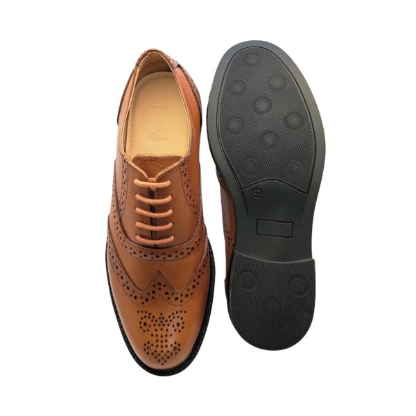 Art.no-RX-100 Premium CRUST Genuine Leather TPR SOLE Brogue High Quality shoe - Image 6