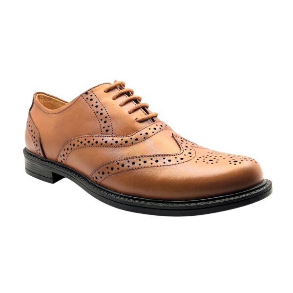 Art.no-RX-100 Premium CRUST Genuine Leather TPR SOLE Brogue High Quality shoe - Image 3