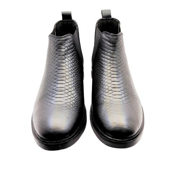 Art.no-DW-555 Genuine Leather Comfortable Trendy Walking Outdoor Slip On Chelsea Boots For Men - Image 5