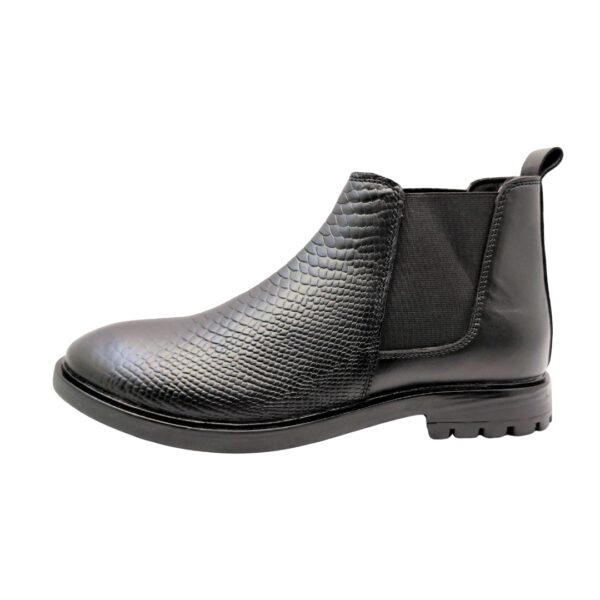 Art.no-DW-555 Genuine Leather Comfortable Trendy Walking Outdoor Slip On Chelsea Boots For Men - Image 2