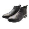 Art.no-DW-555 Genuine Leather Comfortable Trendy Walking Outdoor Slip On Chelsea Boots For Men