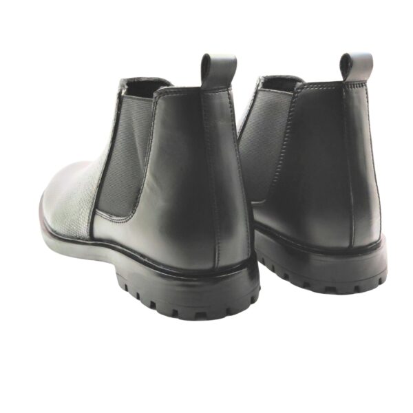 Art.no-DW-555 Genuine Leather Comfortable Trendy Walking Outdoor Slip On Chelsea Boots For Men - Image 4