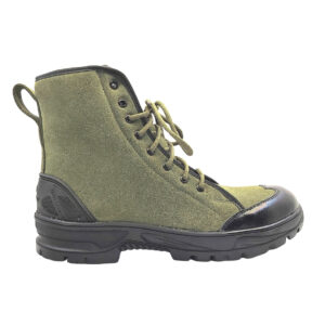 Art.no-MJ 629-Genuine SUEDE Leather Rubber Sole Side Zip Anti Skid Jungle Boots For ARMY/BSF/CRPF