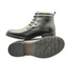 Art.no-RR-Classic- Premium Genuine Brushoff Leather Handmade Black Boots For Men