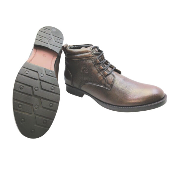 Art.no-RR-Classic- Premium Genuine Brushoff Leather Handmade Brown Boots For Men - Image 6