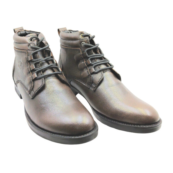 Art.no-RR-Classic- Premium Genuine Brushoff Leather Handmade Brown Boots For Men - Image 3
