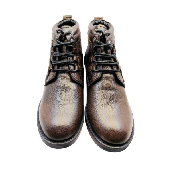 Art.no-RR-Classic- Premium Genuine Brushoff Leather Handmade Brown Boots For Men - Image 5