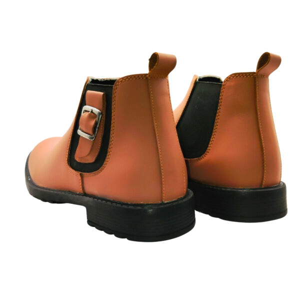 Art.no-DW-555 Genuine Leather Comfortable Trendy Walking Outdoor Slip On Chelsea Boots For Men - Image 3