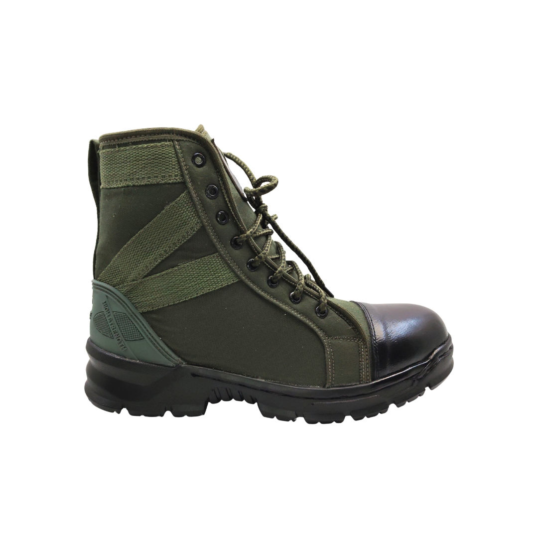 TI-Olive Jungle boot Leather Toe Without Zip Light Weight PU Sole