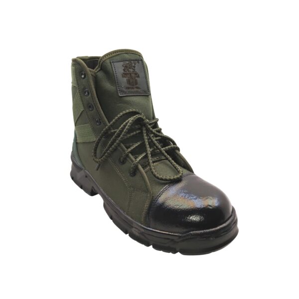 tooshani products 2 TI-Olive Jungle boot Leather Toe Without Zip Light Weight PU Sole